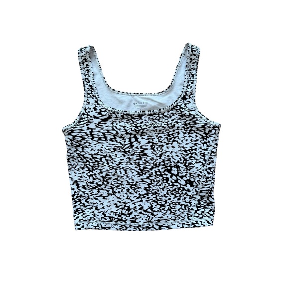 Athleta Shanti Square Neck Crop Tank Top Women S - Picture 3 of 12